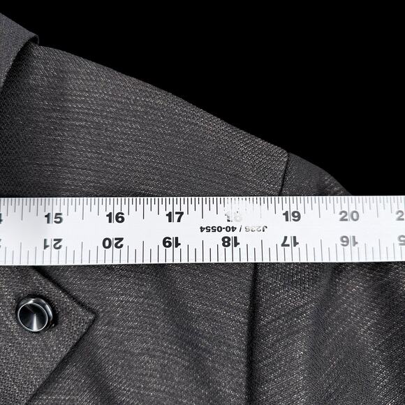 Le Suit Womens Blazer Jacket Sz 24W Gold Shimmer Going Out New Year Preppy - Picture 6 of 12